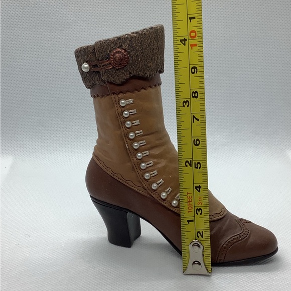 Just the Right Shoe High Button Boot by Raine Miniature Vintage Collectible 4” - Picture 9 of 9